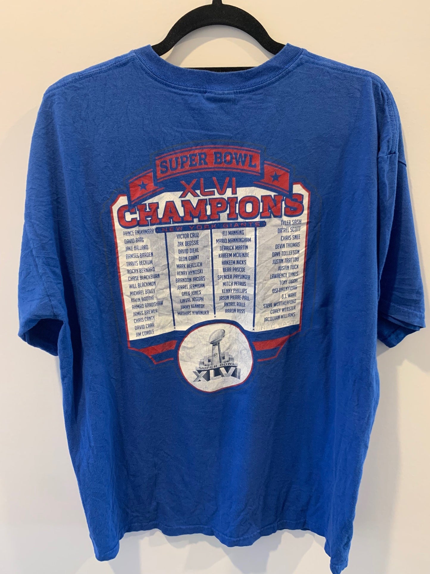 NFL New York Giants Superbowl XLVI Champions